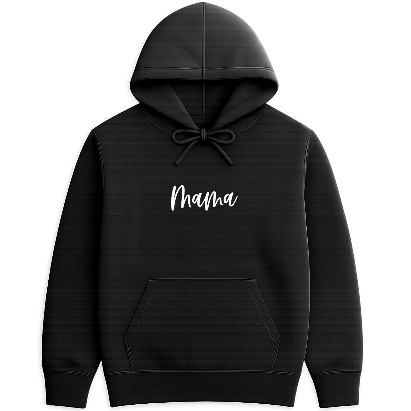 MAMA Hoodie - Black mockup