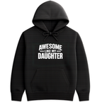 Awesome Like My Daughter Hoodie - Black mockup