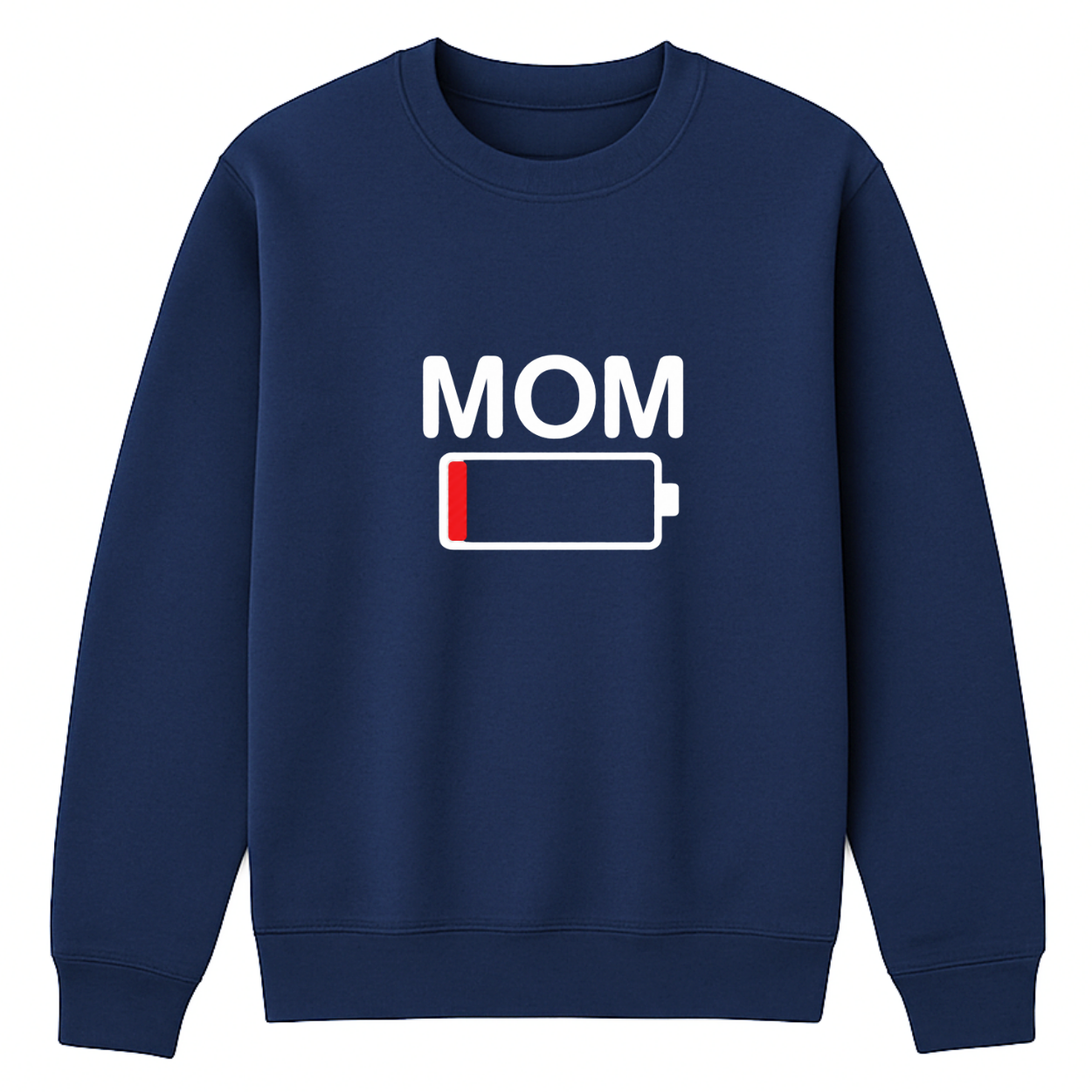 Mom Battery Low Crewneck Sweatshirt color variation 12
