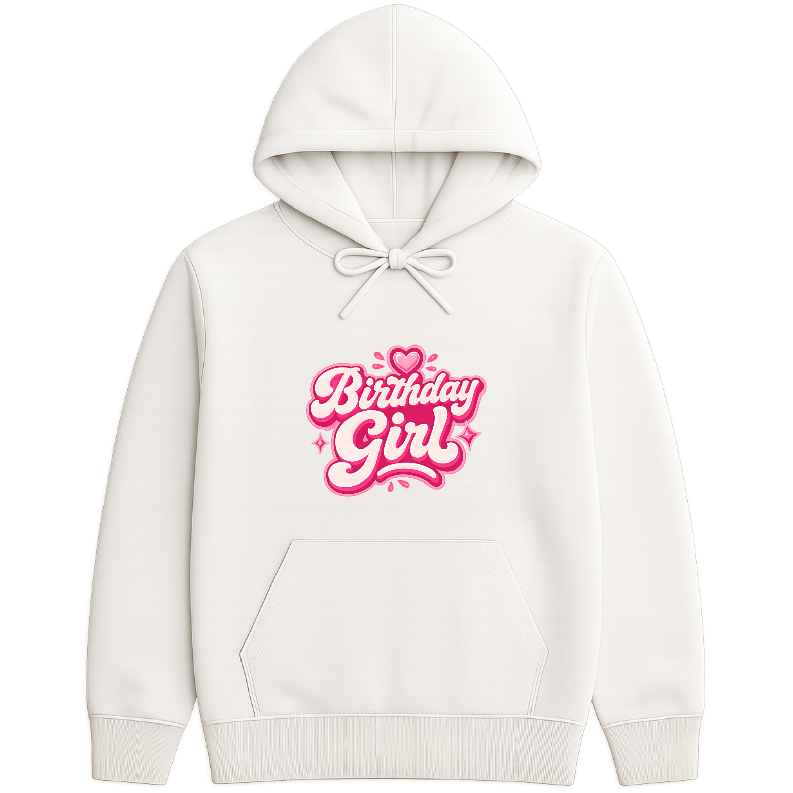 Birthday Girl Hoodie - Black mockup