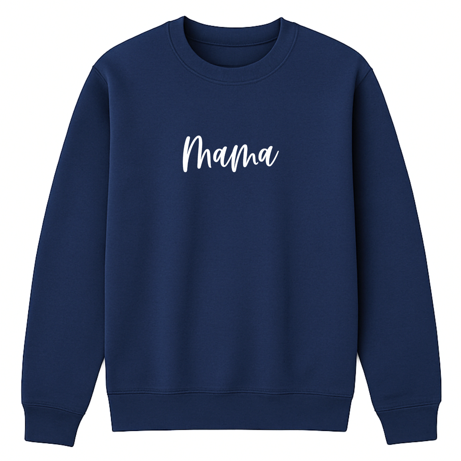 MAMA Crewneck Sweatshirt - Navy mockup