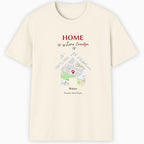 Home is where... Classic T-Shirt hero product mockup