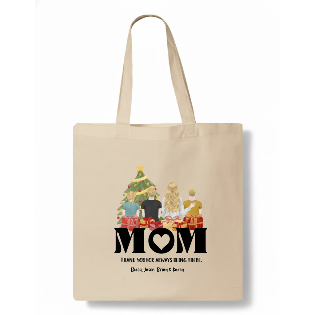 Mom, thank you for always being there Tote Bag hero product mockup