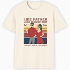Like father, like daughter Classic T-Shirt hero product mockup