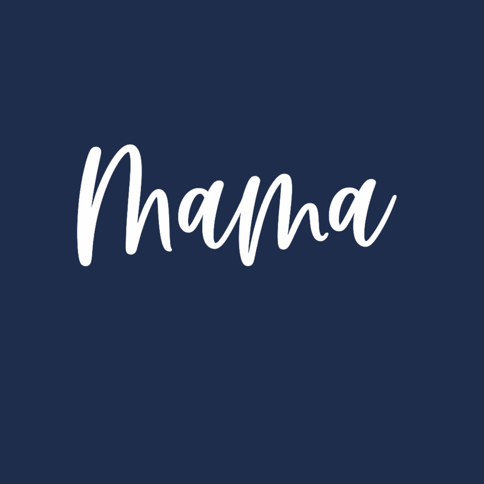 MAMA Crewneck Sweatshirt - Navy design preview