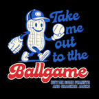 Take Me Out To The Ballgame Hoodie - Black design preview