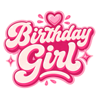 Birthday Girl Hoodie - Black design preview