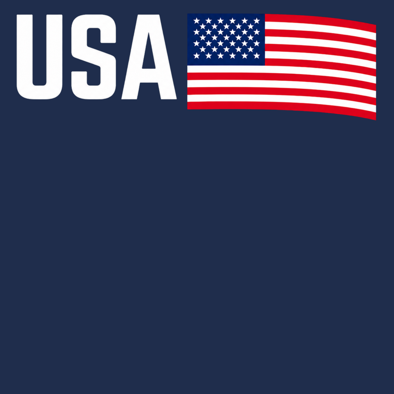USA Crewneck Sweatshirt - Navy design preview