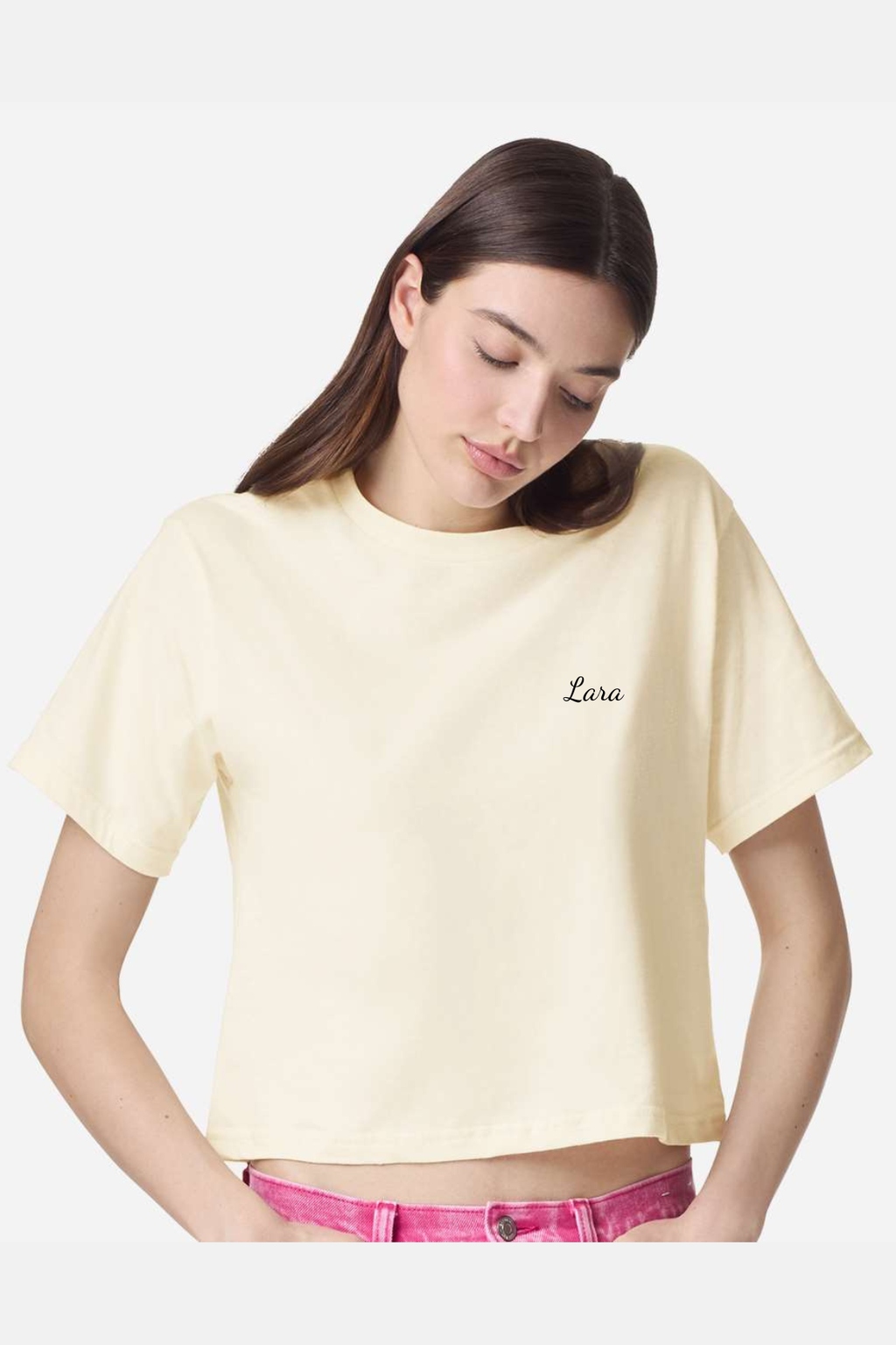 Women's Boxy Tee (Name)