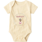 Baby Face Cutout Baby Onesie hero product mockup