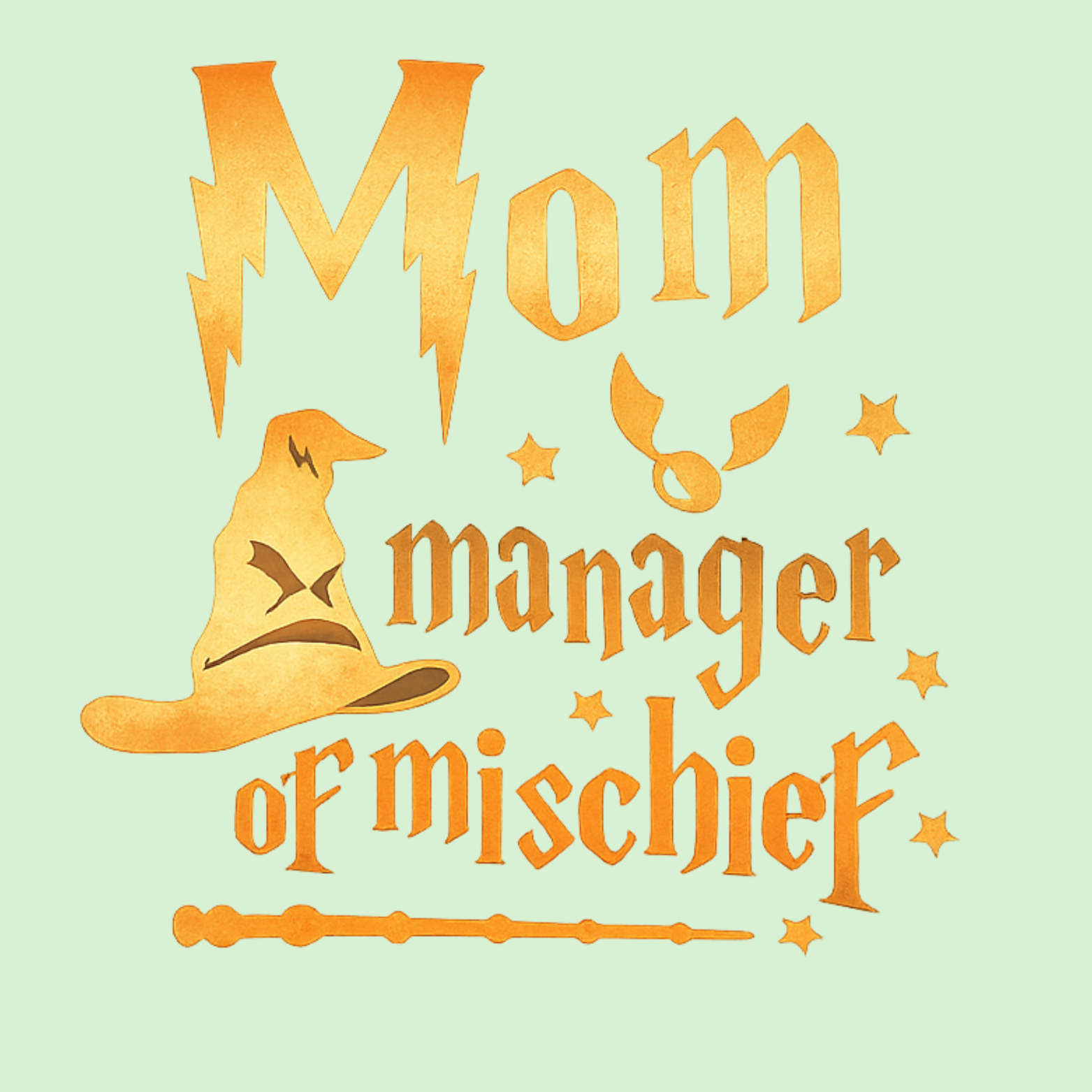 Mom Manager Of Mischief Women's Racerback Tank - Mint design preview