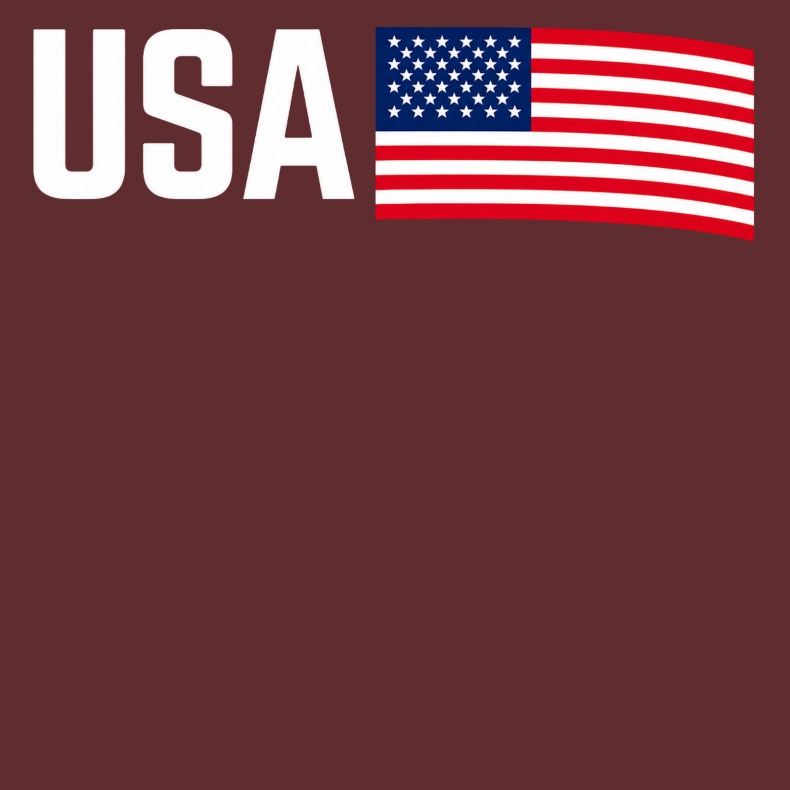 USA Youth Triblend Tee - Maroon design preview