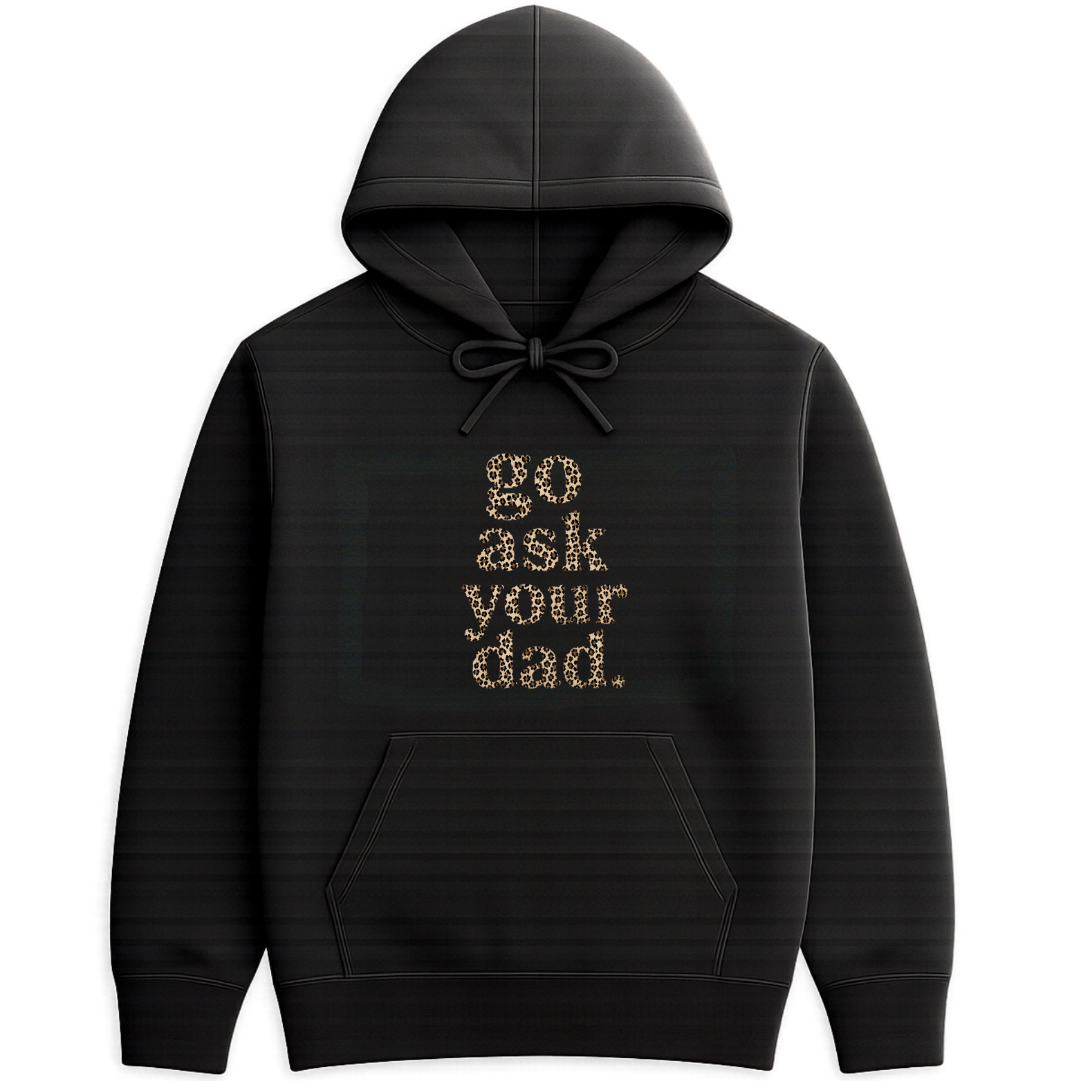 Go Ask Your Dad Hoodie - Natural mockup