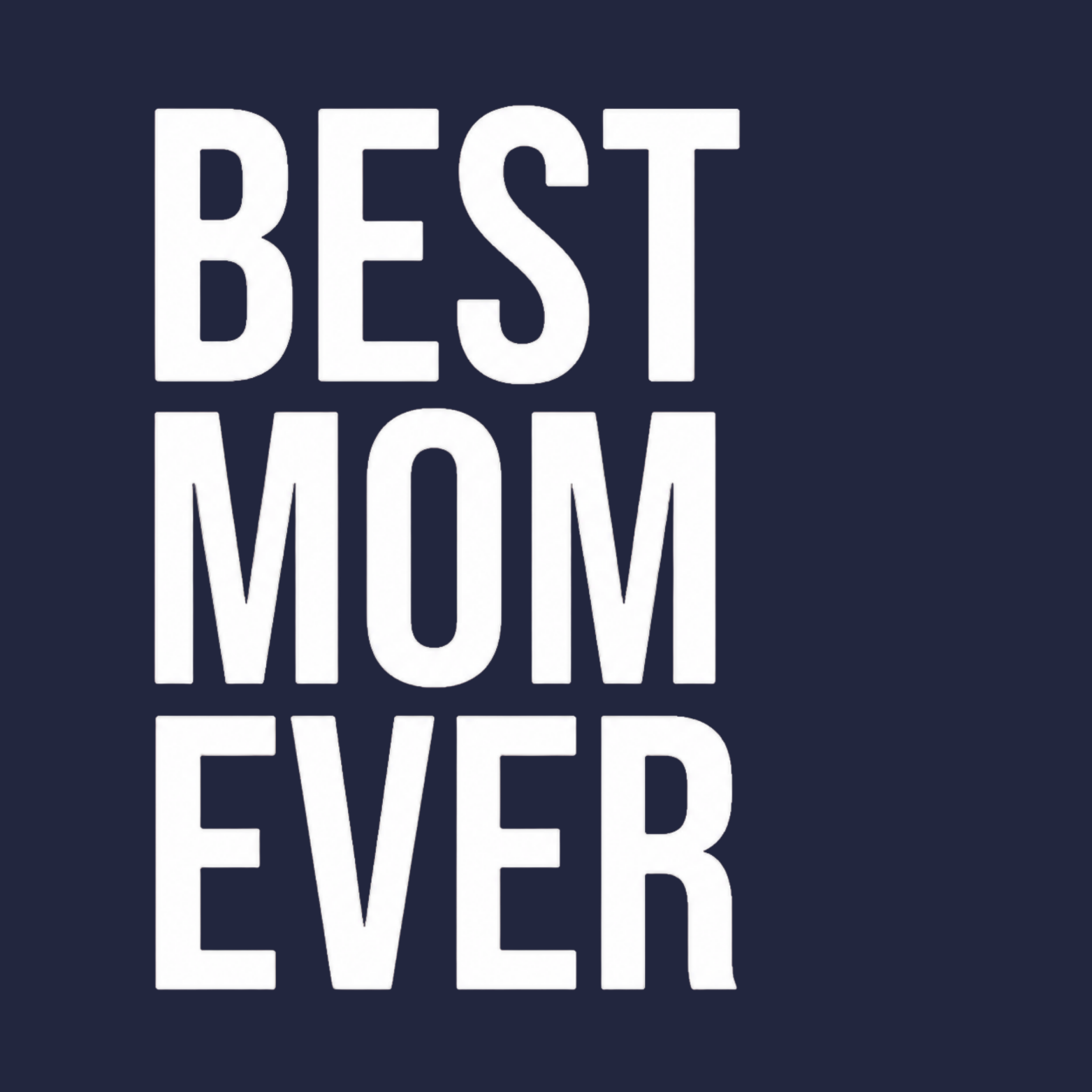 Best Mom Ever Women's Ultra-Premium Triblend T-Shirt - Navy design preview