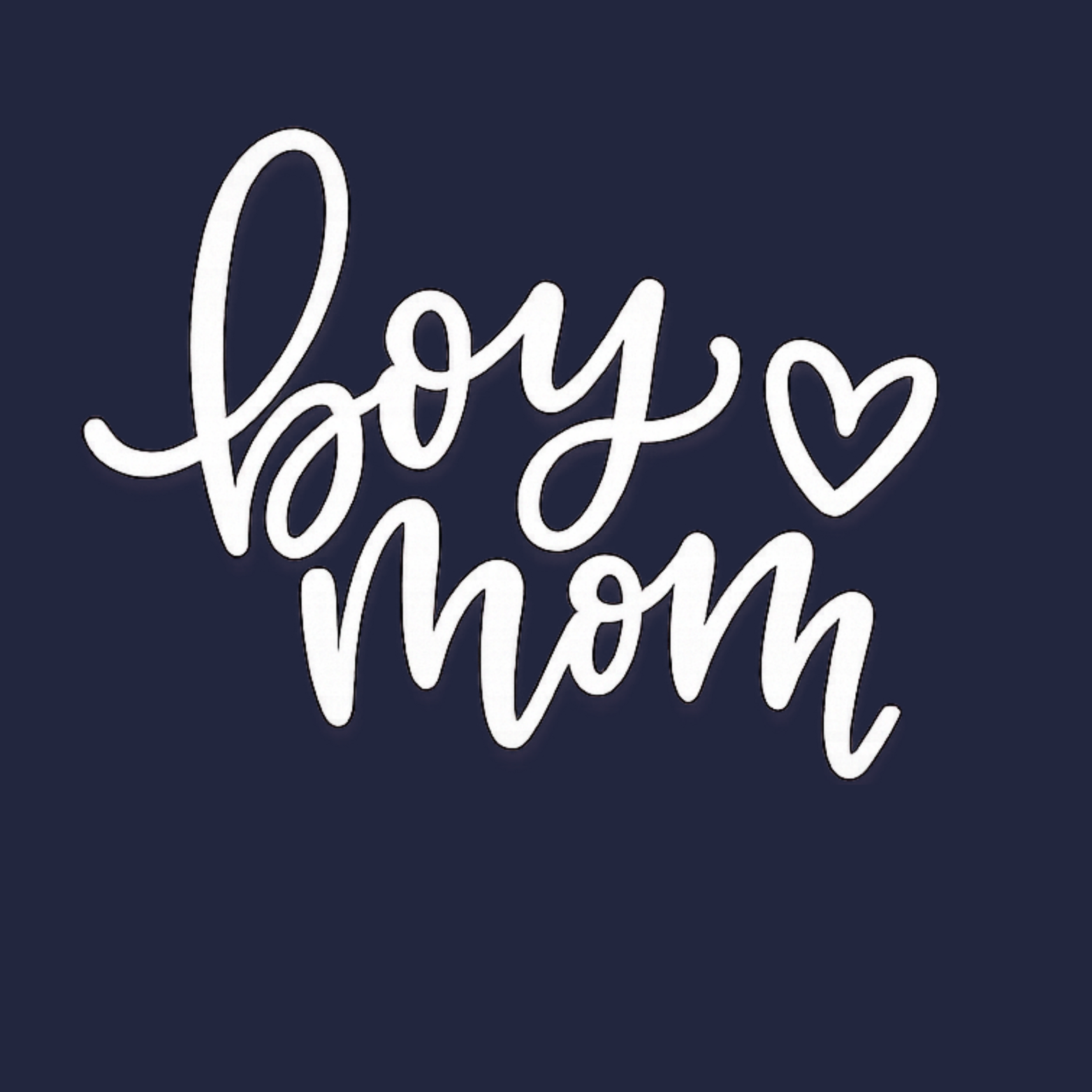 Boy Mom Women's Ultra-Premium Triblend T-Shirt - Navy design preview