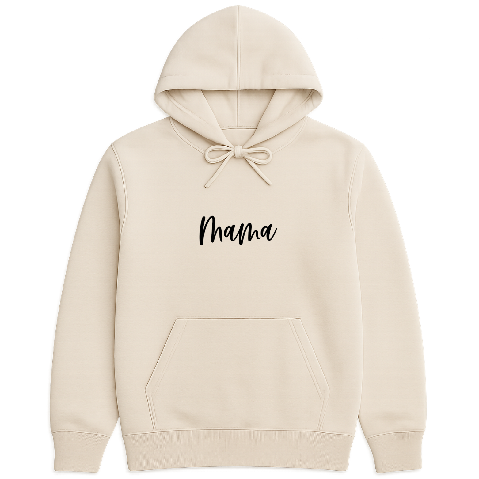 MAMA Hoodie - Natural mockup