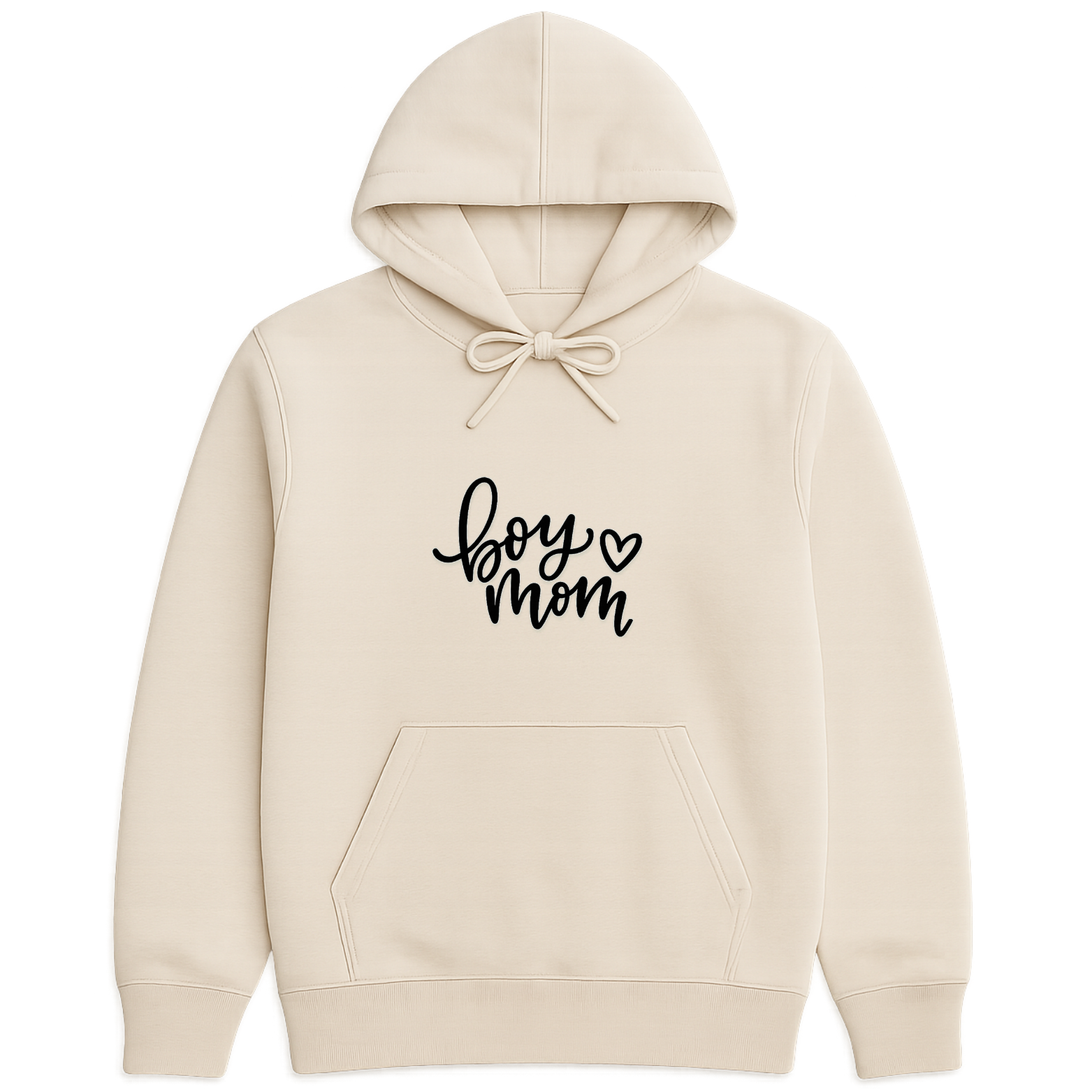 Boy Mom Hoodie - Natural mockup