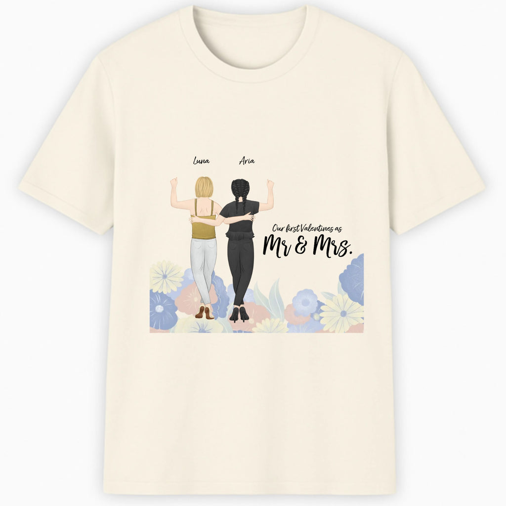 Our first valentines as partners Classic T-Shirt hero product mockup