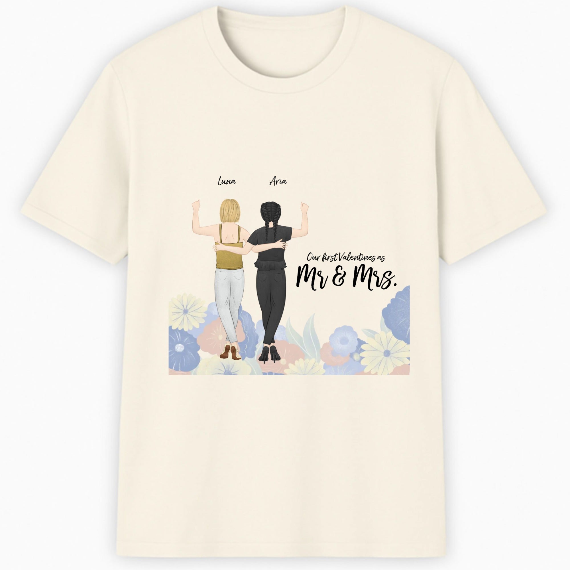 Our first valentines as partners Classic T-Shirt hero product mockup