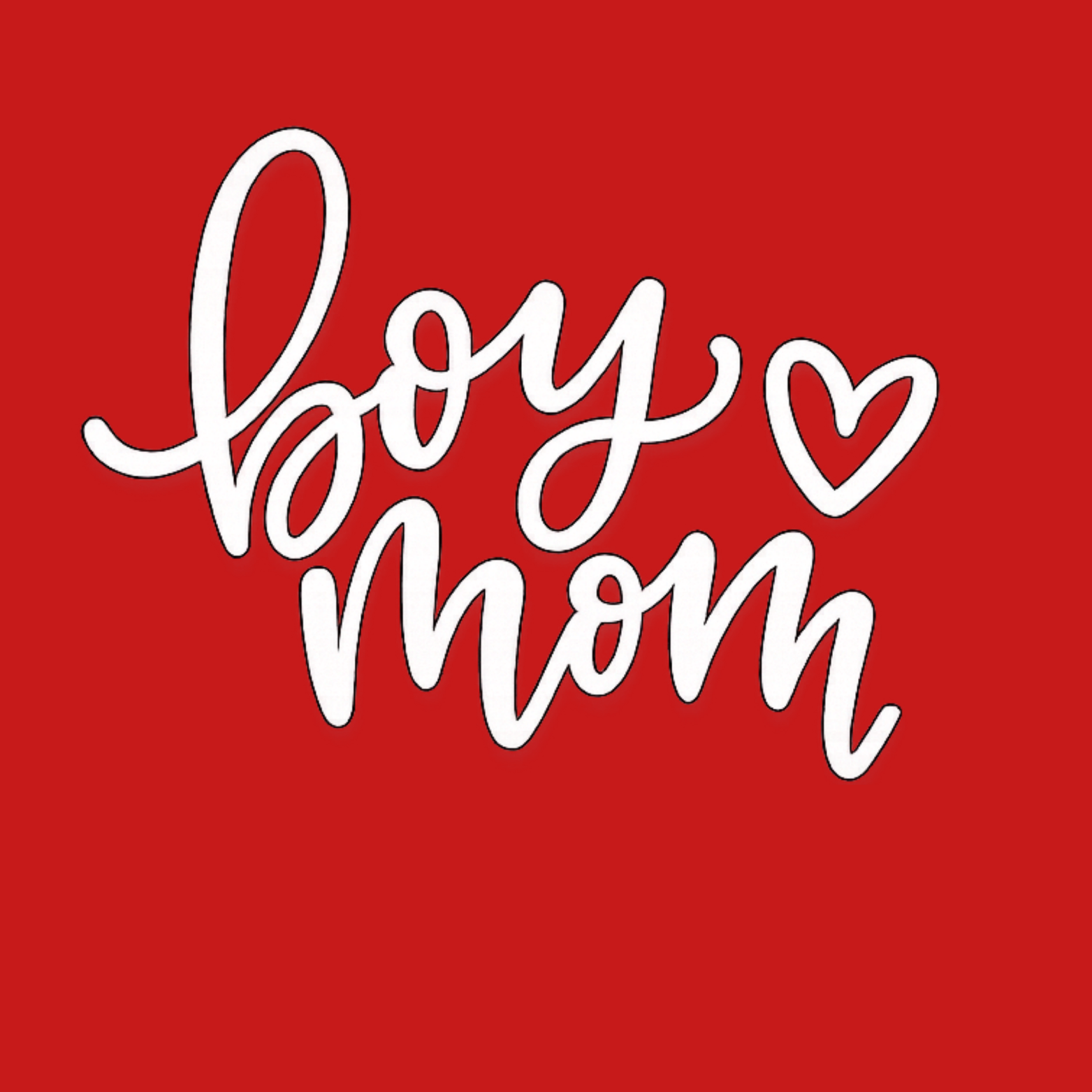 Boy Mom Crewneck Sweatshirt - Red design preview