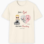 Just a Girl who loves Traveling Classic T-Shirt hero product mockup