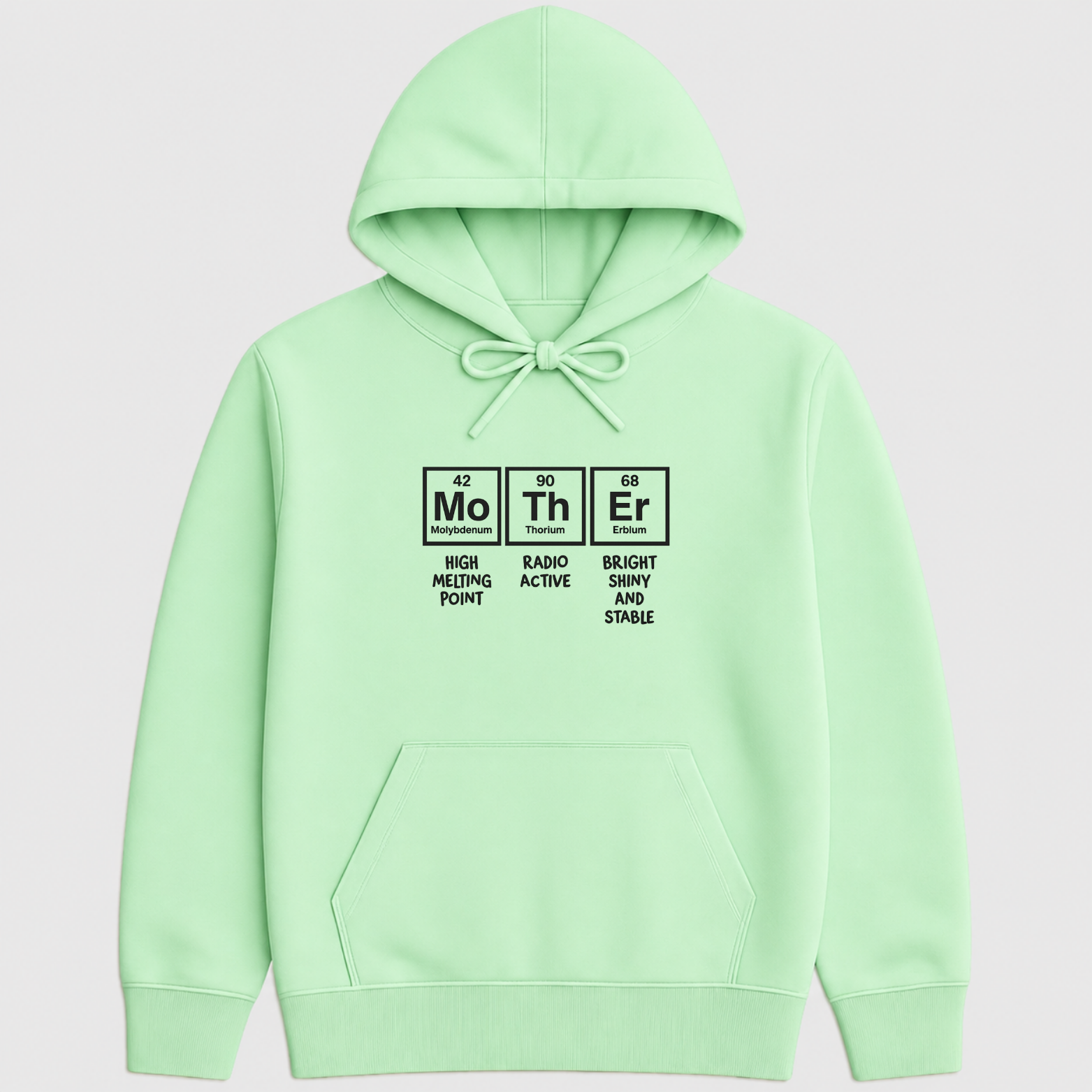 Mom Chemistry Hoodie - Mint mockup