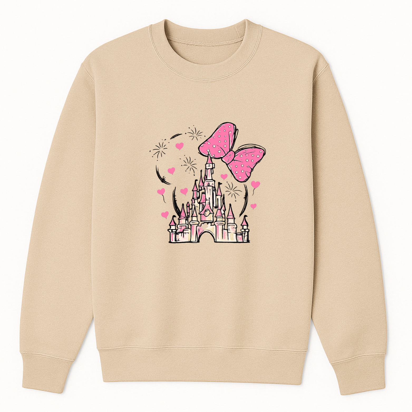 Magical Crewneck Sweatshirt - Natural mockup