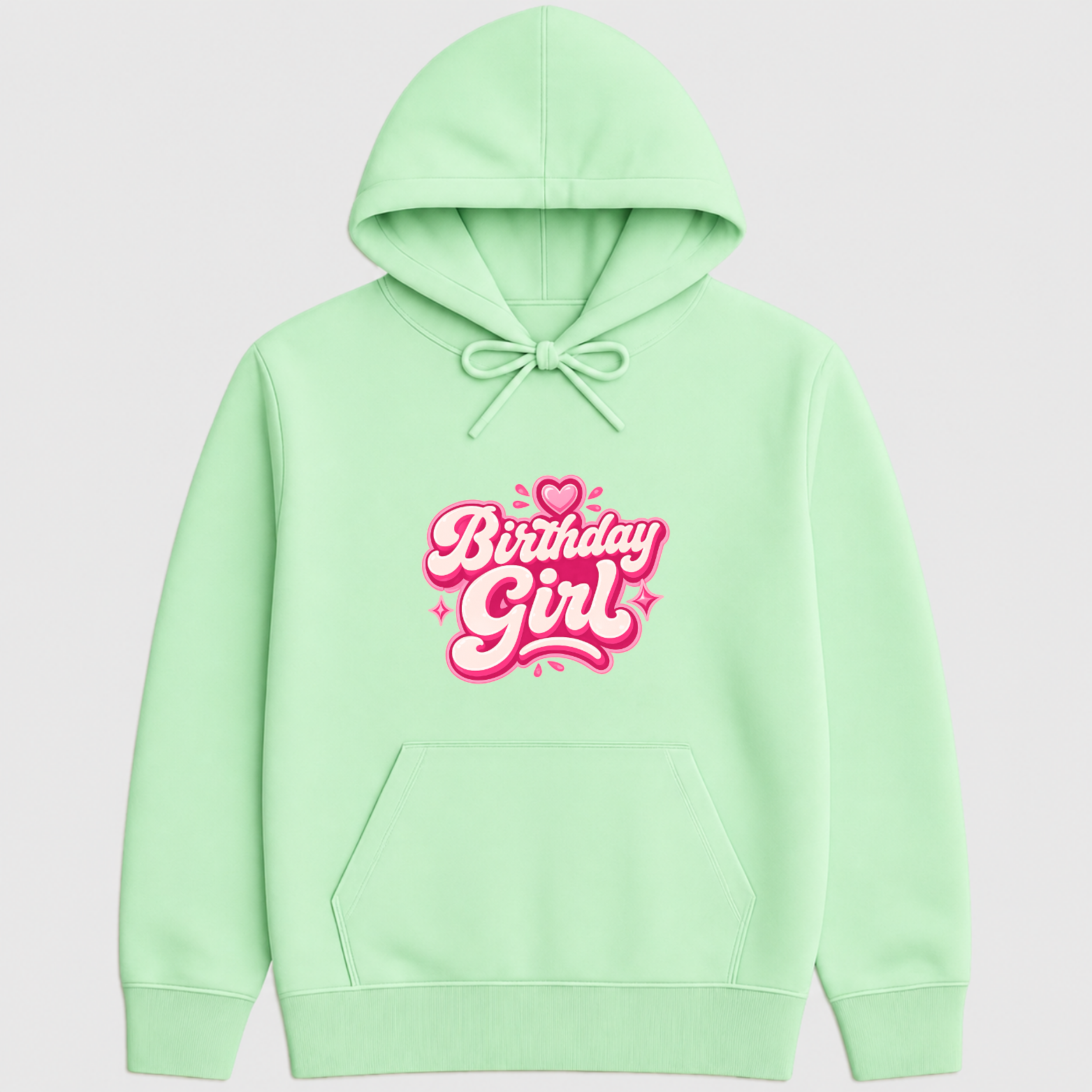 Birthday Girl Hoodie - Mint mockup