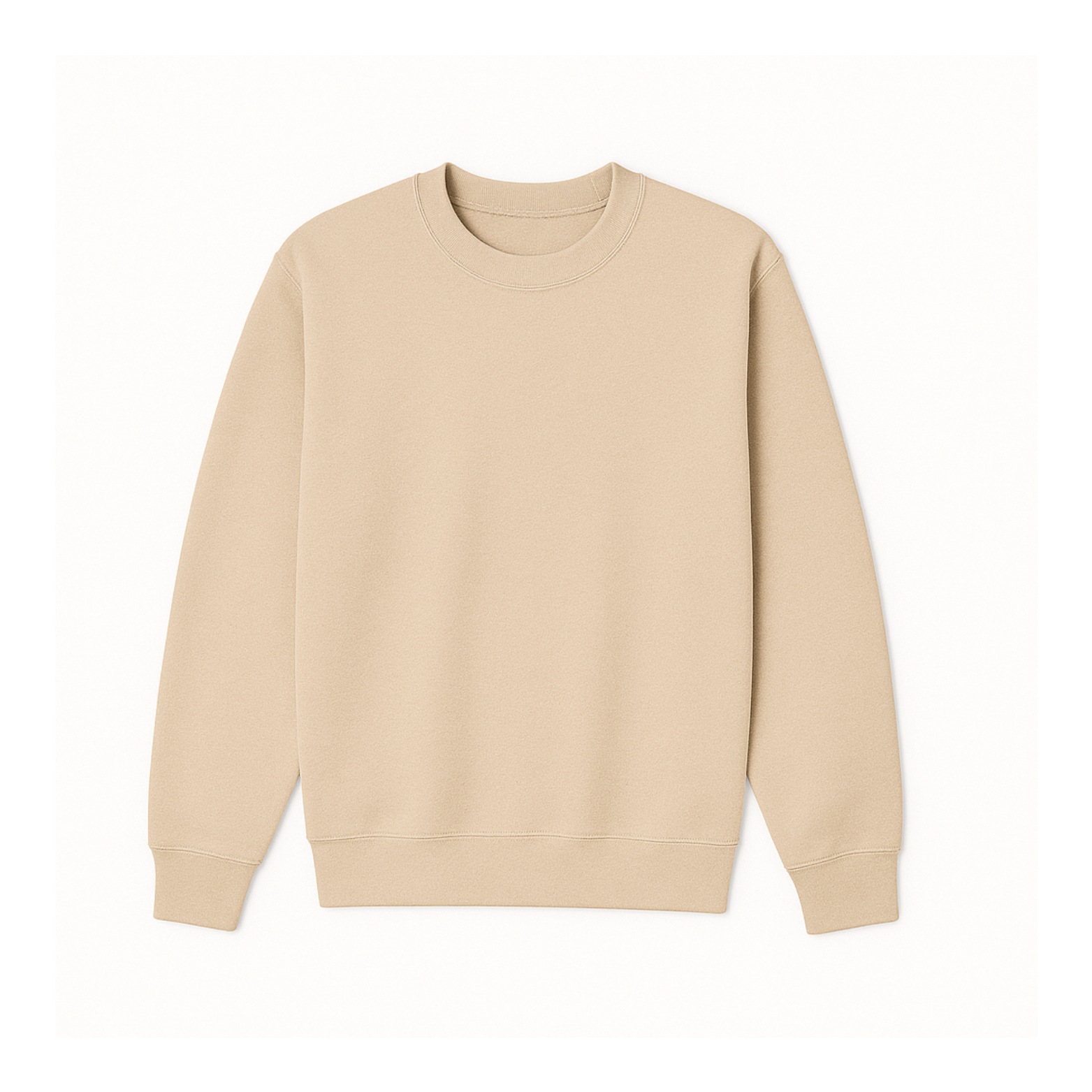Mama Heart Crewneck Sweatshirt - Natural mockup