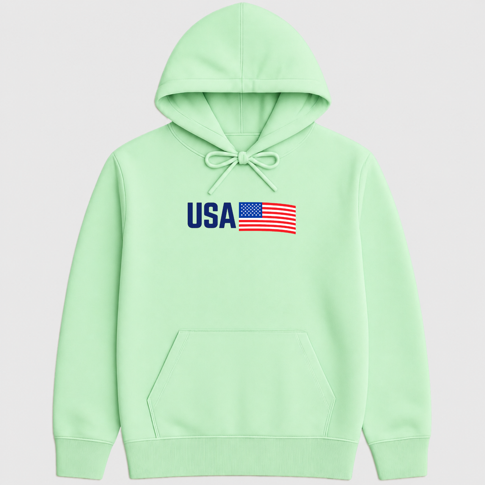 USA Hoodie - Mint mockup