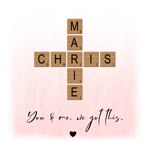 You and Me crossword Classic T-Shirt color variation 1