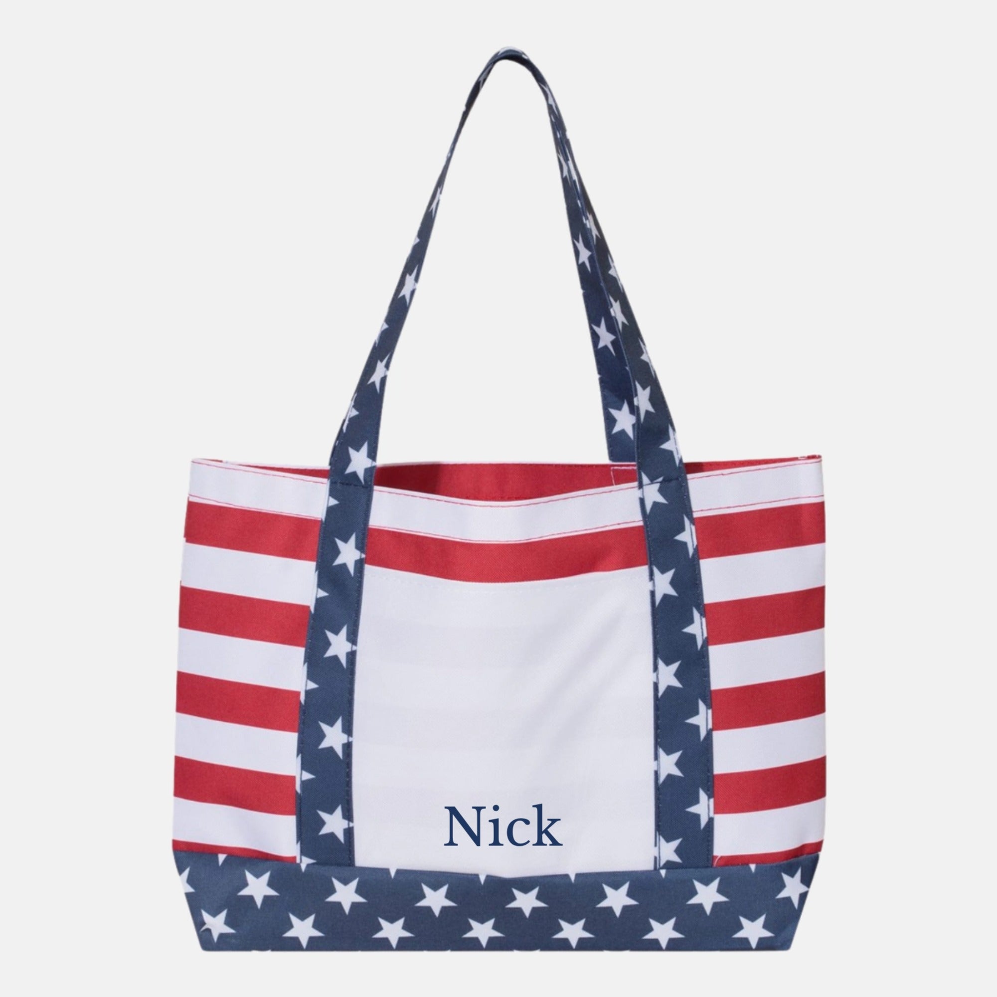 Americana Beach Tote (Name)