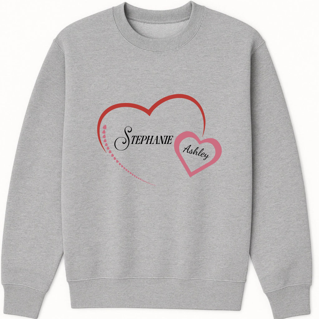 Mom Heart Sweatshirt hero product mockup