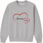 Mom Heart Sweatshirt hero product mockup