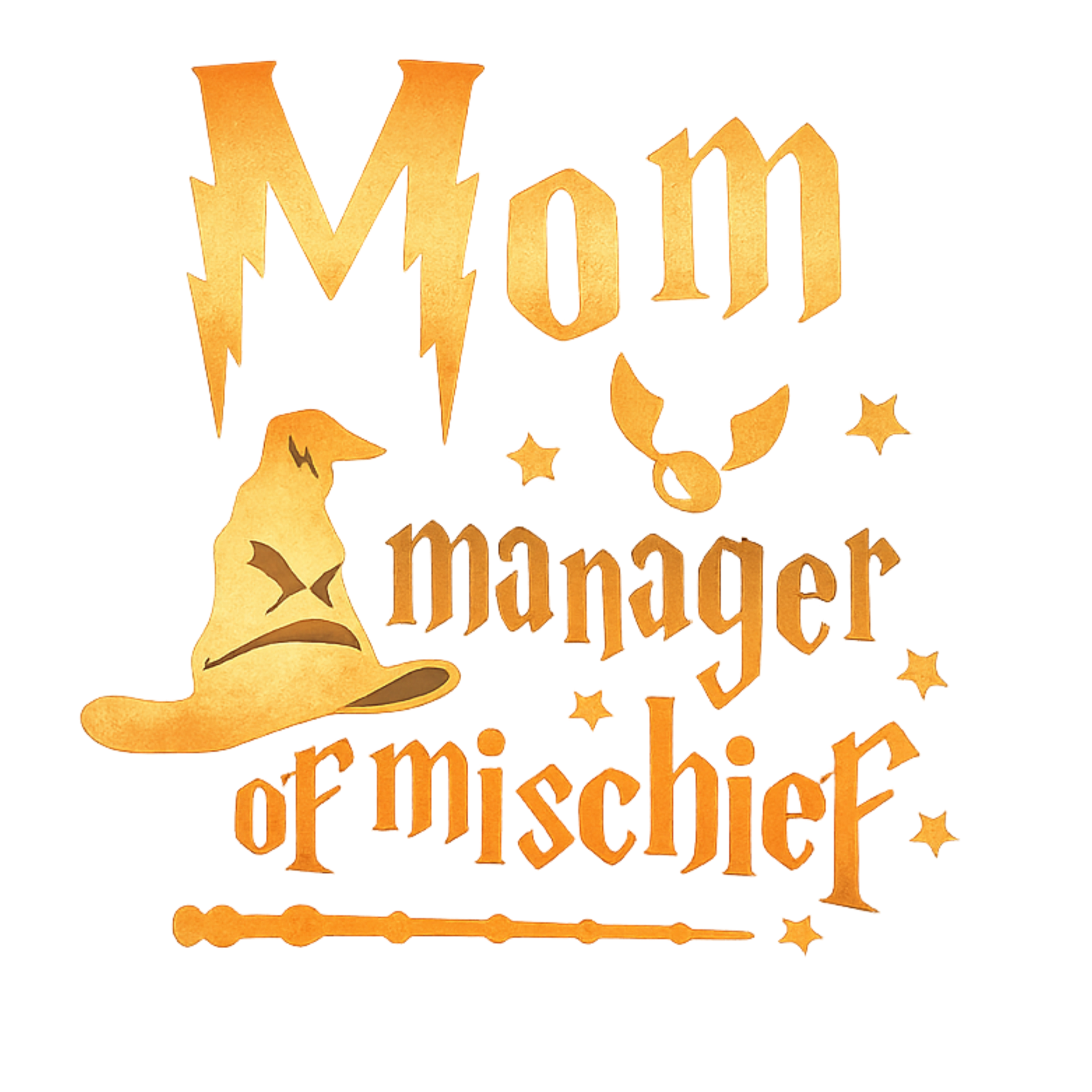 Mom Manager Of Mischief Women's Racerback Tank - White design preview