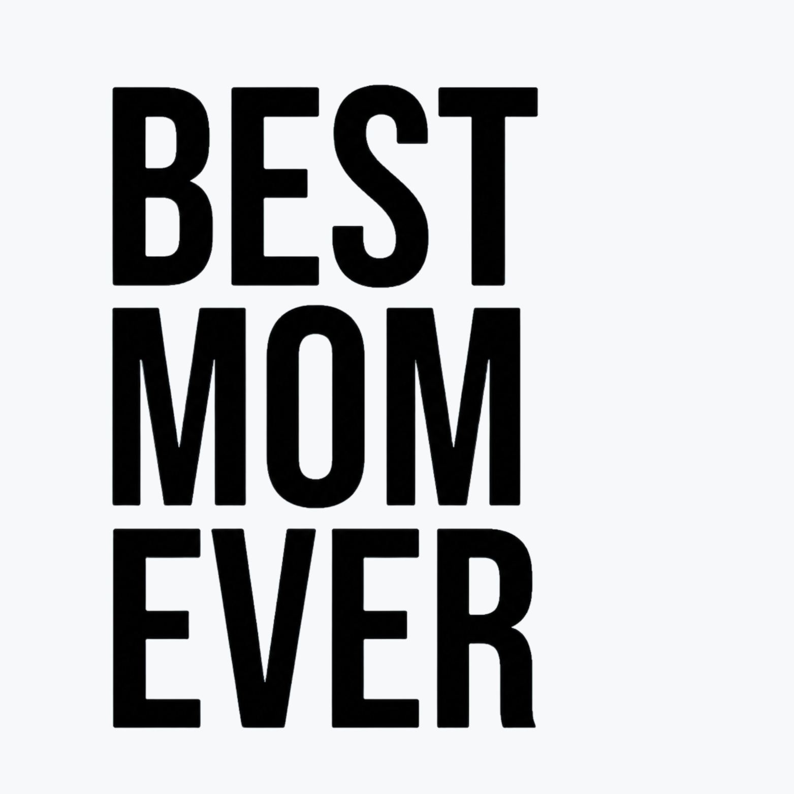Best Mom Ever Women's Ultra-Premium Triblend T-Shirt - White design preview