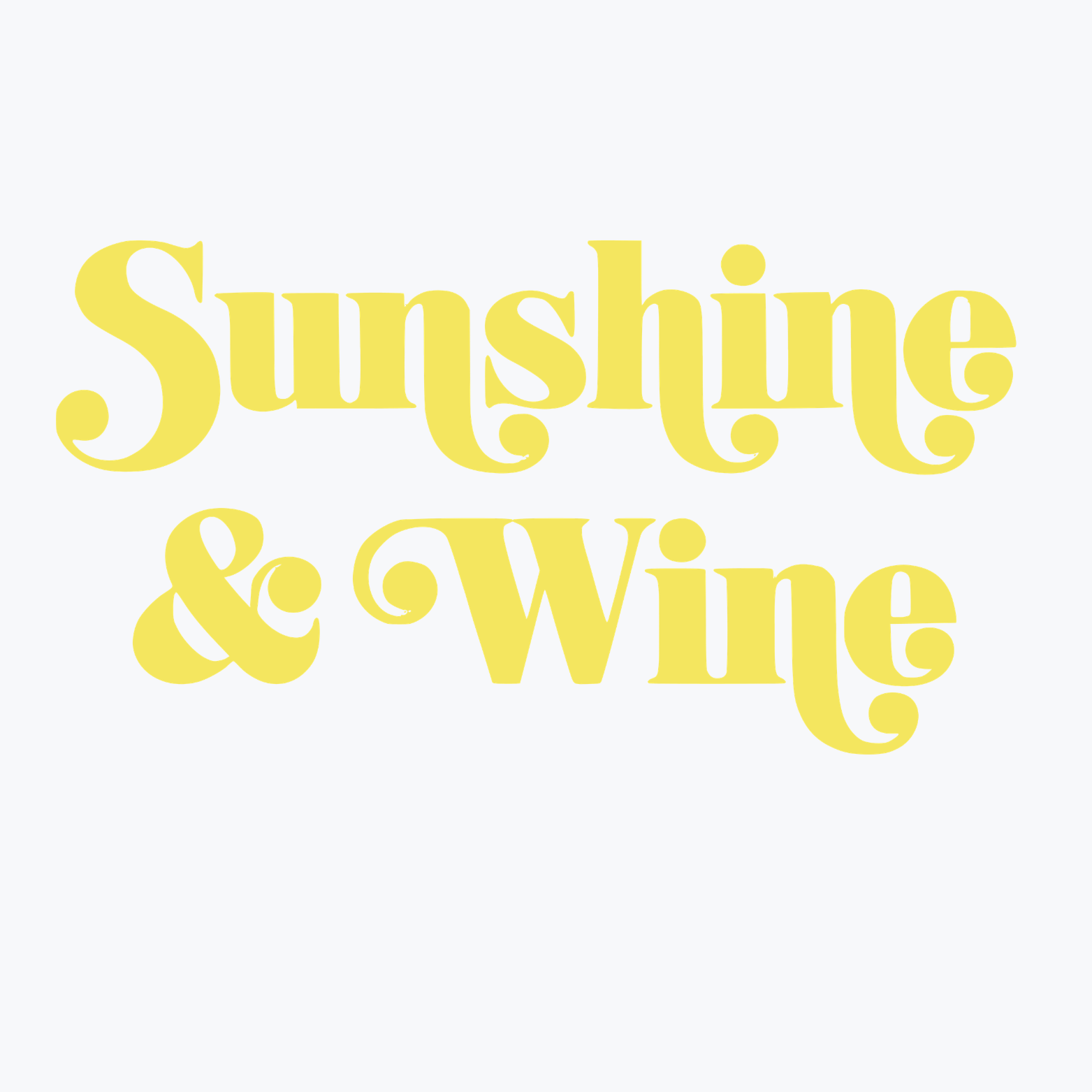 Sunshine & Wine Women's Ultra-Premium Triblend T-Shirt - White design preview