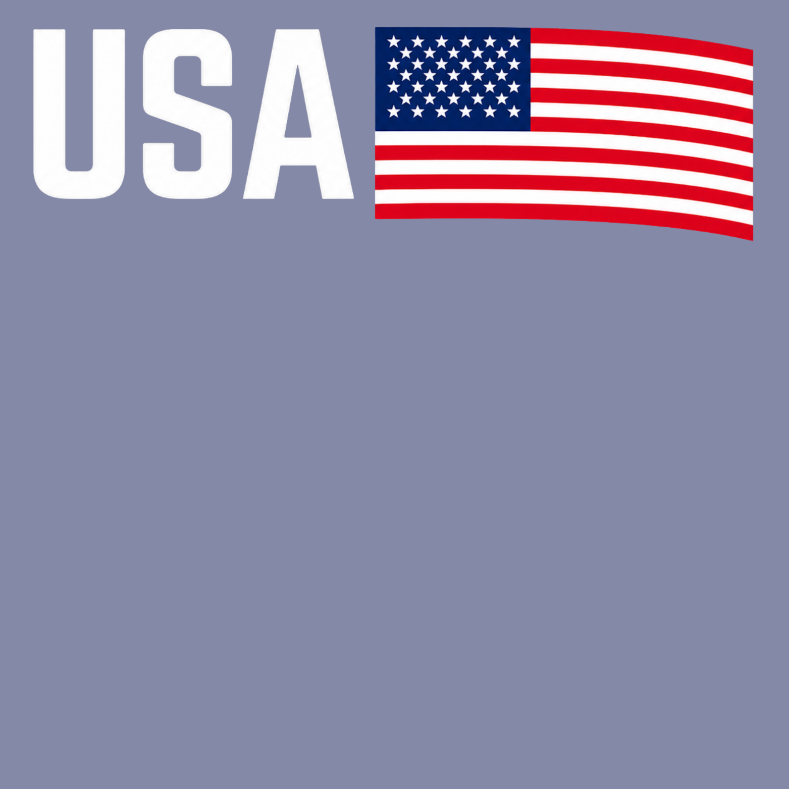 USA Youth Triblend Tee - Blue design preview