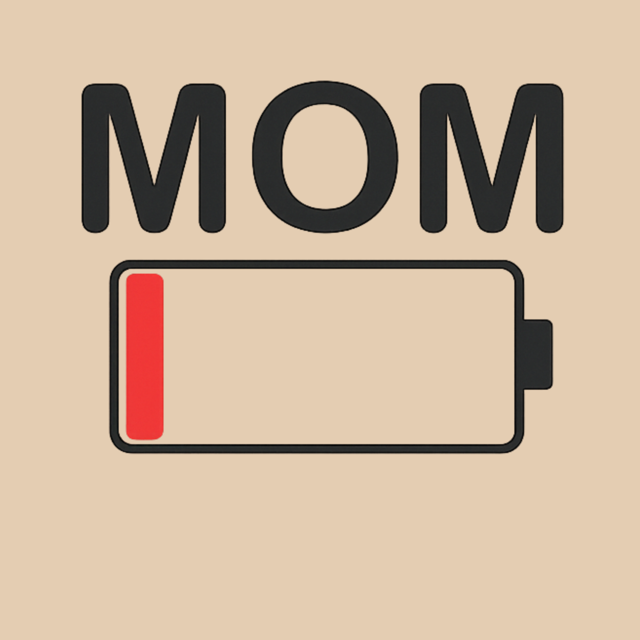 Mom Battery Low Crewneck Sweatshirt color variation 17