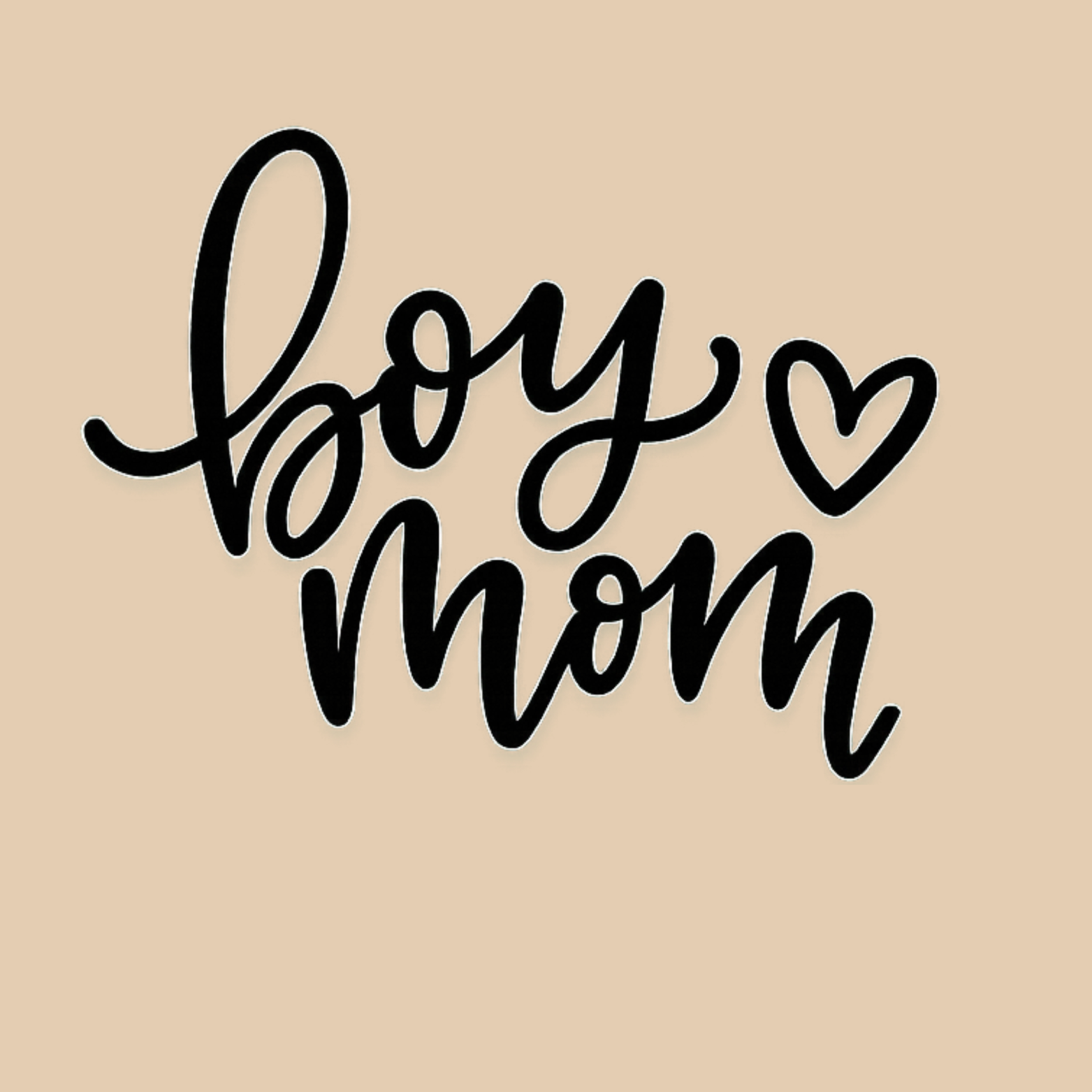 Boy Mom Crewneck Sweatshirt - Natural design preview