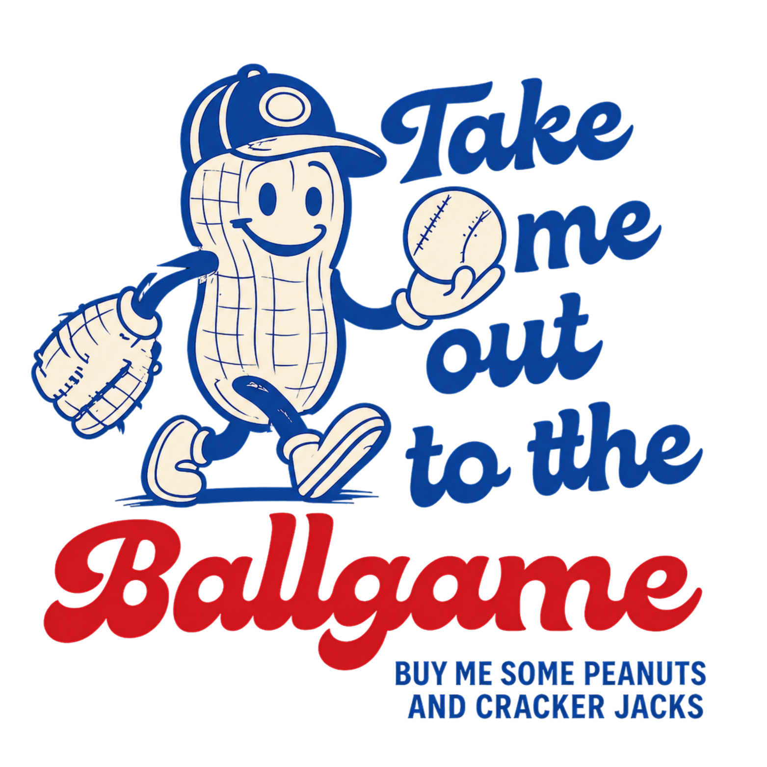 Take Me Out To The Ballgame Women's Racerback Tank - White design preview