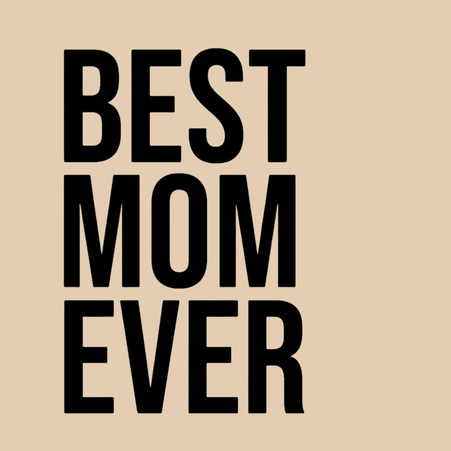 Best Mom Ever Crewneck Sweatshirt - Natural design preview
