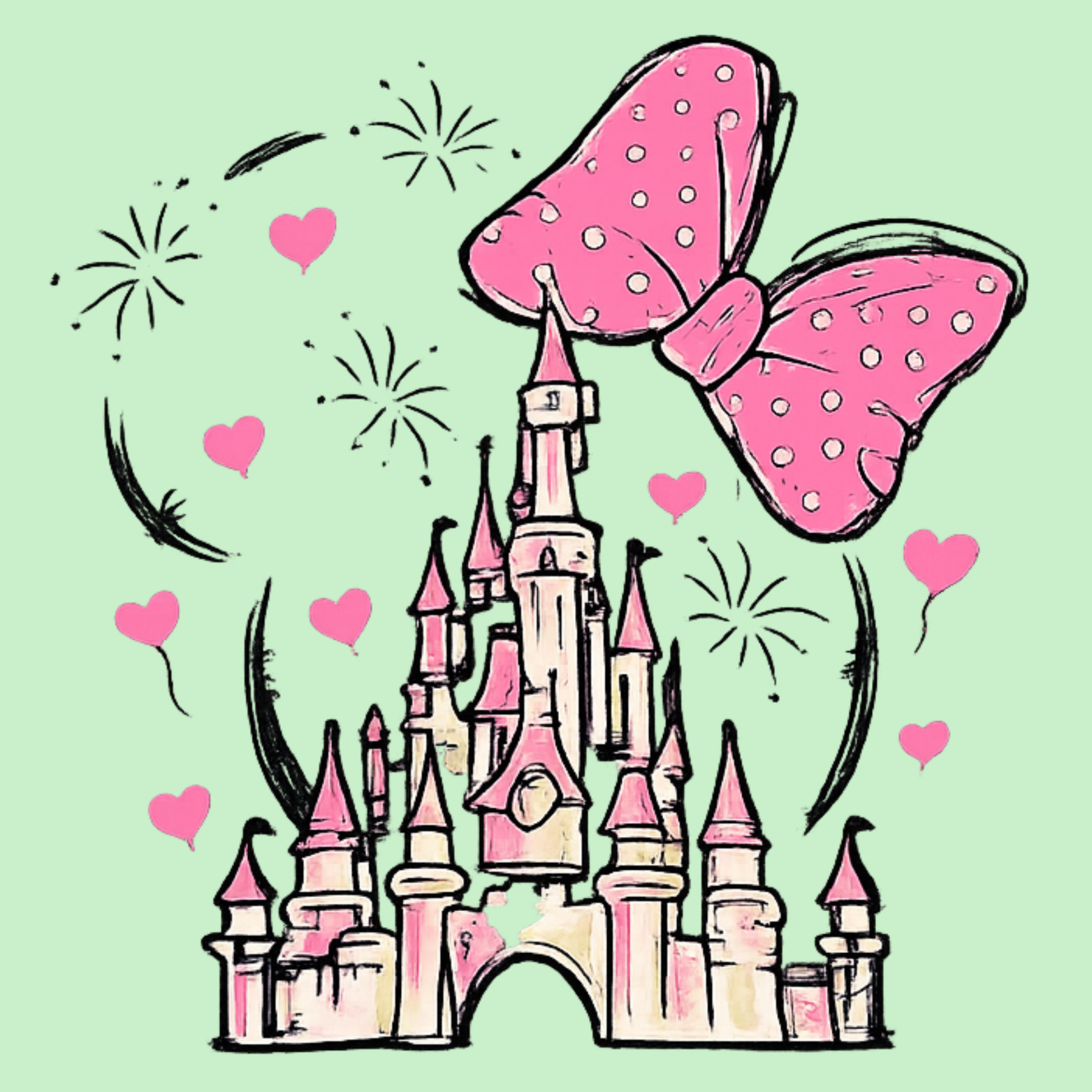 Magical Hoodie - Mint design preview