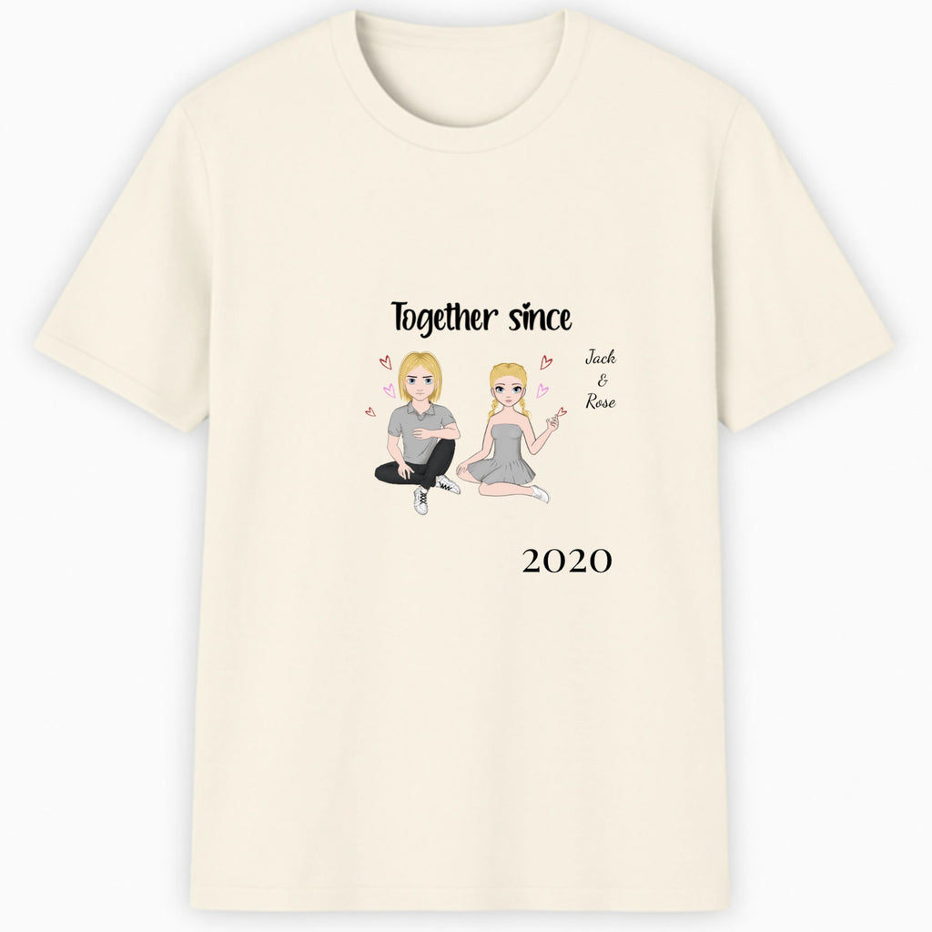 Together since Classic T-Shirt hero product mockup