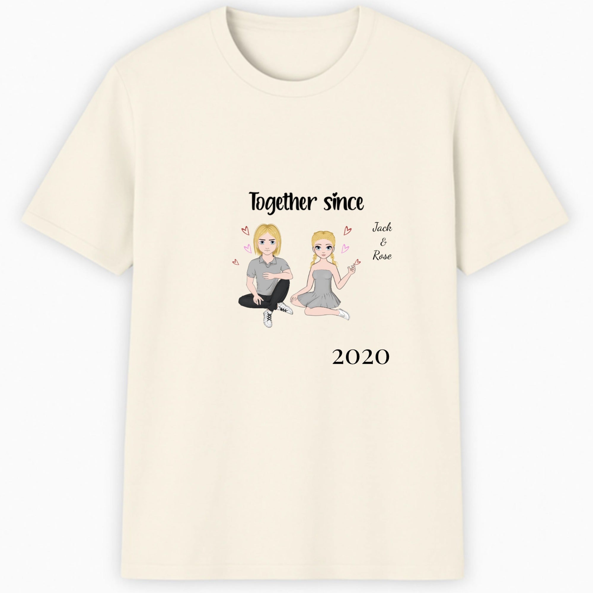 Together since Classic T-Shirt hero product mockup
