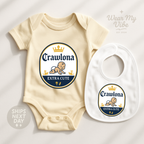 Crawlona Baby Onesie hero mockup