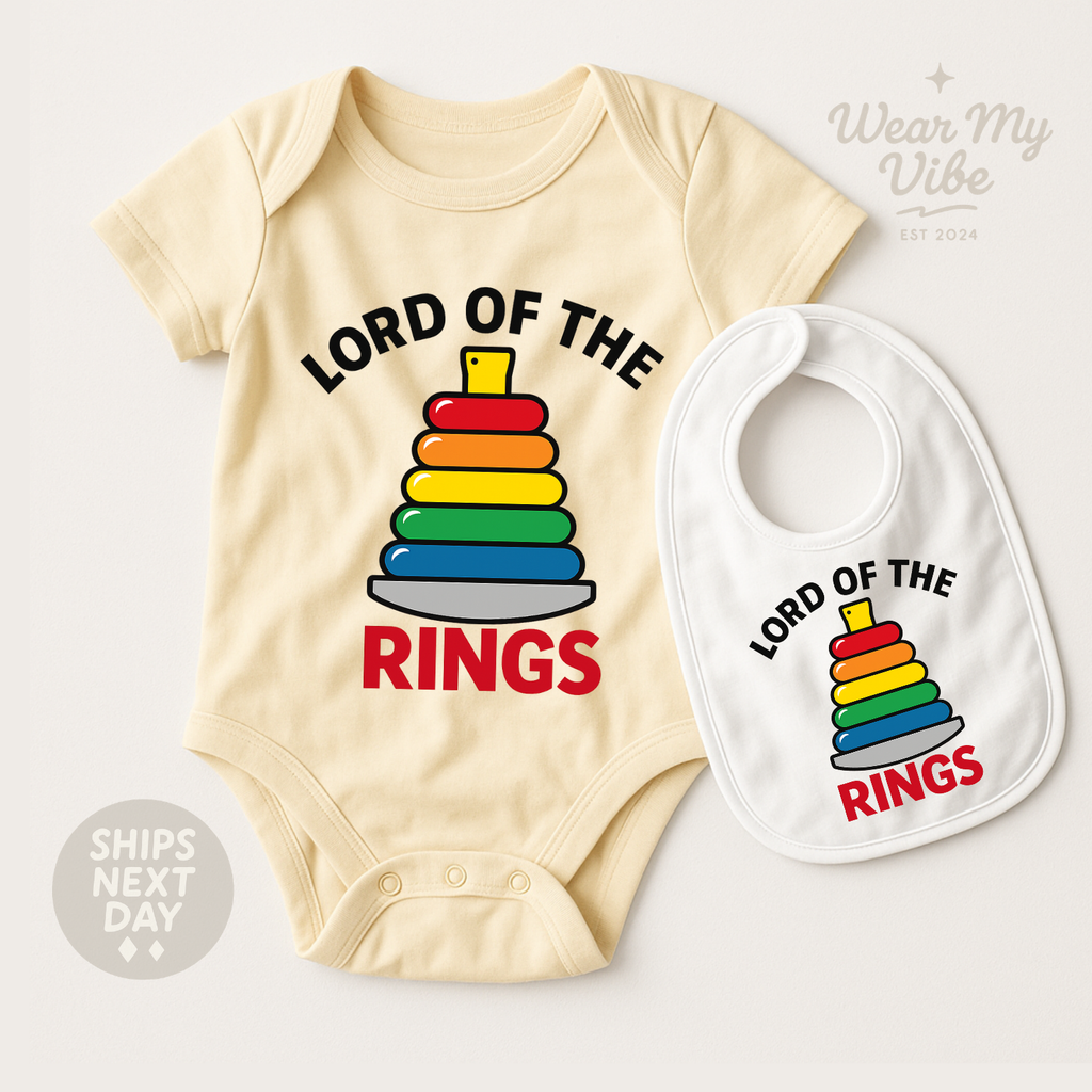 Lord Of The Rings Baby Onesie hero mockup