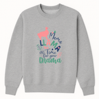 Mama Llama Crewneck Sweatshirt - Sports Grey mockup