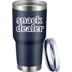 Mom Snack Dealer 30oz Tumbler hero product mockup
