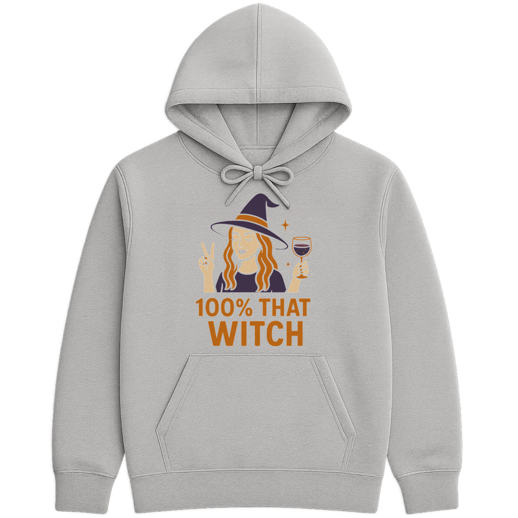 100% That Witch Hoodie - Sports Grey